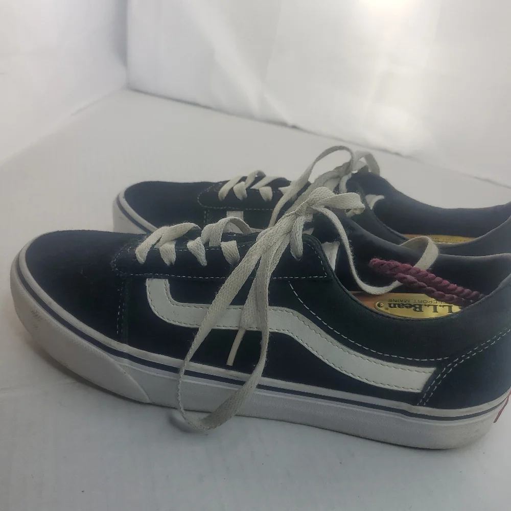 Vans #508182 Black W/White Accent Size US Women's 9.5 mens 8 - Picture 6 of 9